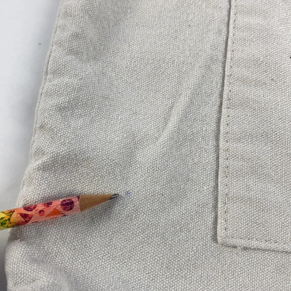 Off-white cotton canvas the future is bright printed book shoulder bag purse - Picture 10 of 11